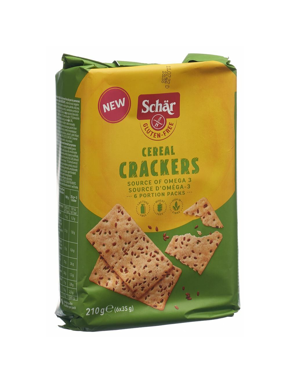 Schär Crackers Céréales sans gluten 210g Schär Crackers Céréales sans gluten 210g