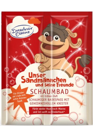 Dresdner Bain Moussant Sable Disp Fraise+15g 12 pièces