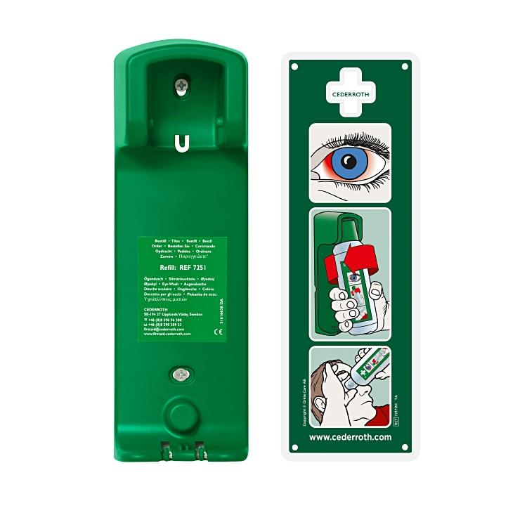 CEDERROTH Support mural pour laveur d'yeux CEDERROTH Support mural pour laveur d'yeux
