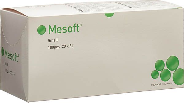 Tampons ronds Mesoft NW 25mm stériles 20 x 5 pièces