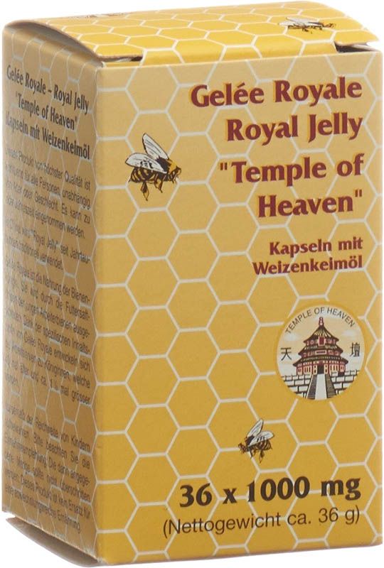 GELEE ROYALE Royal Jelly Caps ToH 36 pièces GELEE ROYALE Royal Jelly Caps ToH 36 pièces