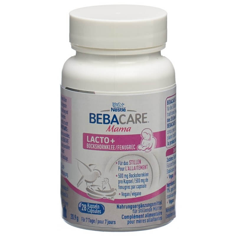 BEBACARE Maman LACTO+ Fenugrec en gélules 28 pièces BEBACARE Maman LACTO+ Fenugrec en gélules 28 pièces