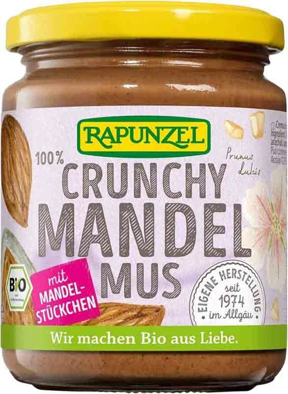 Rapunzel Crunchy purée d'amandes 250 g