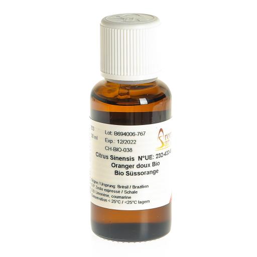 Huile essentielle d'orange douce Aromasan Bio 30ml Huile essentielle d'orange douce Aromasan Bio 30ml