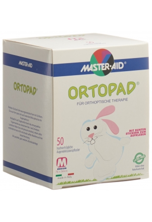 ORTOPAD Pansement d'occlusion Med blanc 2-4J 50 pièces