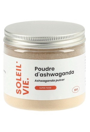 Soleil Vie Poudre d'Ashwaganda Bio Ds 70g