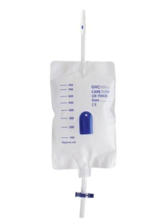 GHC Poche pour jambe CAREFLOW 750 ml 10 cm 75 pièces