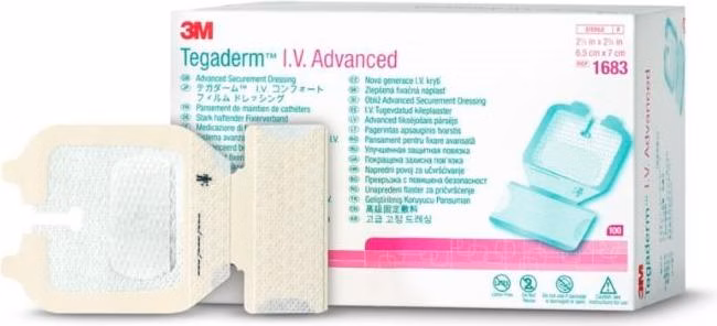 3M TEGADERM IV Advanced 6.5x7cm (n) 100 pièces