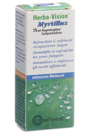 Herba Vision Myrtillus gouttes pour les yeux 15ml Herba Vision Myrtillus gouttes pour les yeux 15ml