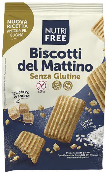 NUTRIFREE Biscuits végétaliens pour le petit déjeuner sans gluten 300g