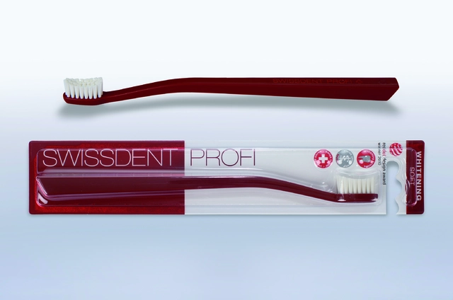 Swissdent Whitening Zahnbürste rot soft