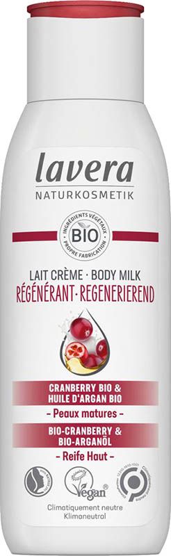 LAVERA Bodymilk regene bio Cranbe&bio Argan 200ml
