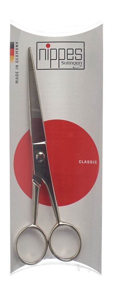 Ciseaux de coiffeur Nippes 17 cm nickelés