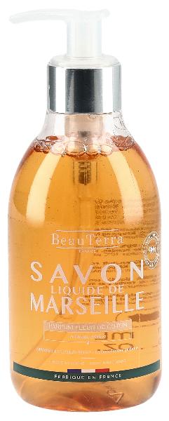 BeauTerra Savon liquide de Marseille cotonb 300ml