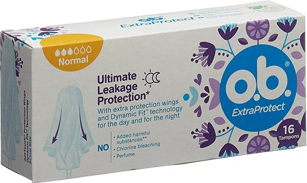 OB Tampons ExtraProtect Normal Karton 16 Stück