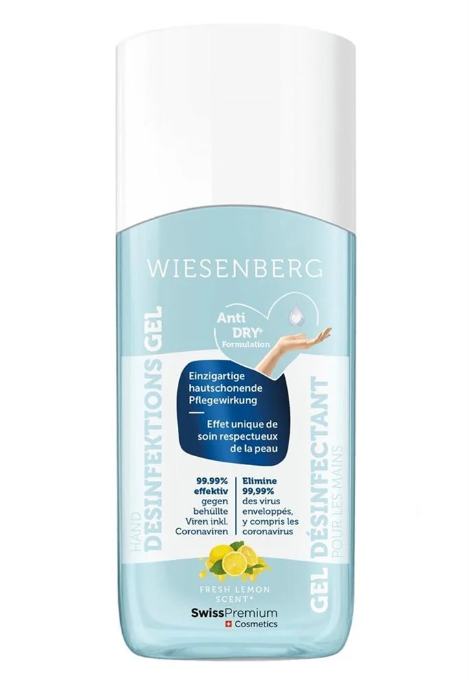 Gel désinfectant pour les mains Wiesenberg Fresh Lemon 50ml