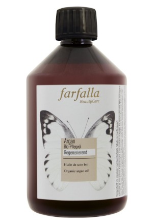 FARFALLA Huile de soin bio à l'argan 500ml FARFALLA Huile de soin bio à l'argan 500ml