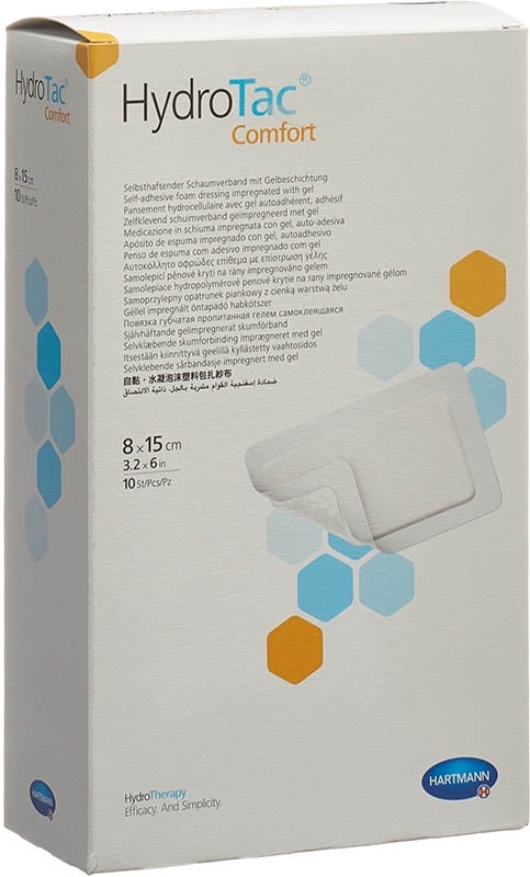 Pansement adhésif HYDROTAC Comfort 8x15cm st 10 pièces