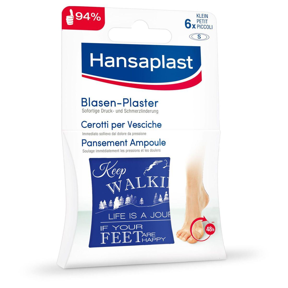 HANSAPLAST Footcare Pansement Ampoule Petit 6 pièces