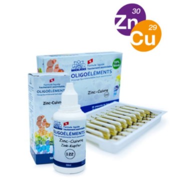 BIOLIGO Zinc cuivre 20 Amp 2ml BIOLIGO Zinc cuivre 20 Amp 2ml