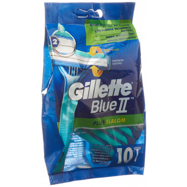 Gillette Blue II Plus rasoir jetable Slalom 2 x 10 pièces