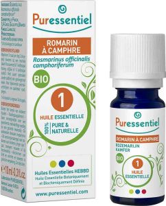 Puressentiel huile essentielle de romarin à cinéole bio 10ml Puressentiel huile essentielle de romarin à cinéole bio 10ml