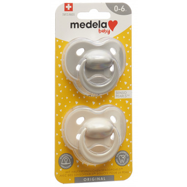 Medela Baby Sucette Original 0-6 Pastel 2 pièces Medela Baby Sucette Original 0-6 Pastel 2 pièces