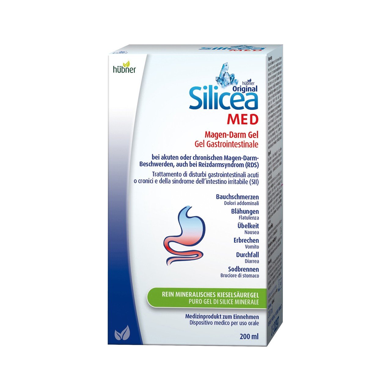 HÜBNER Silicea Gel gastro-intestinal flacon de 200ml HÜBNER Silicea Gel gastro-intestinal flacon de 200ml