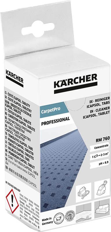 KÖRCHER Nettoyant CarpetPro iCapsol RM 760 16 Stcuk