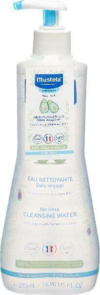 Mustela Fluide nettoyant sans rinçage peaux normales 500ml