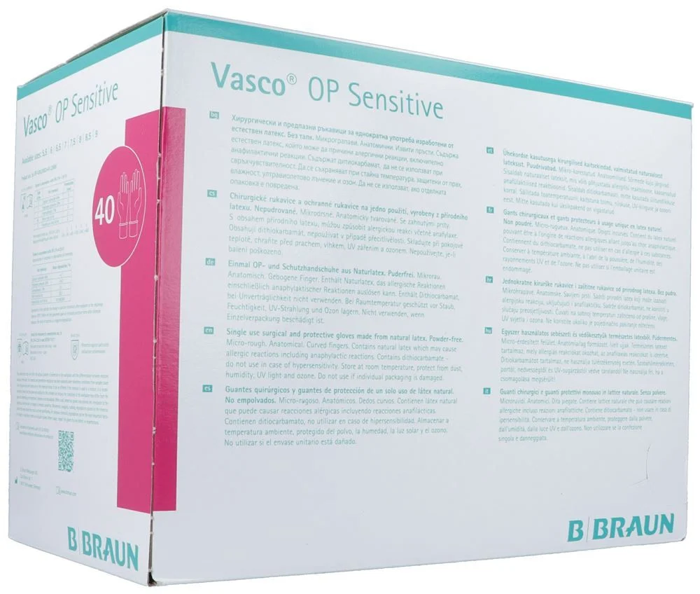 Gant Vasco OP SENSITIVE Gr6.0 stéri Lat 40 paires