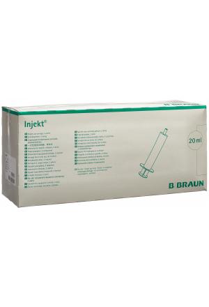 B. BRAUN Seringue 20ml Luer 2 pièces ex 100 pièces B. BRAUN Seringue 20ml Luer 2 pièces ex 100 pièces