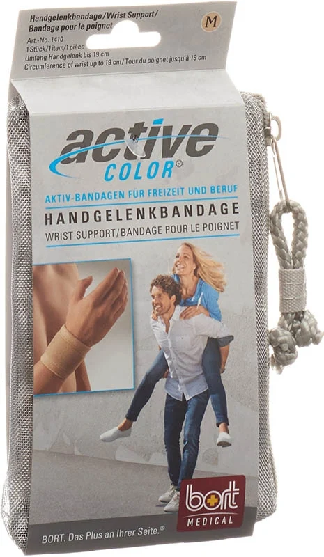 BORT AktivColor Bandage pour poignet taille M -19 cm beige