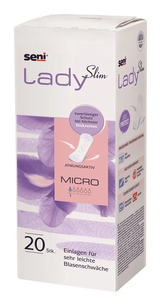 Seni Lady Slim Micro Pl coussinet 20 pièces