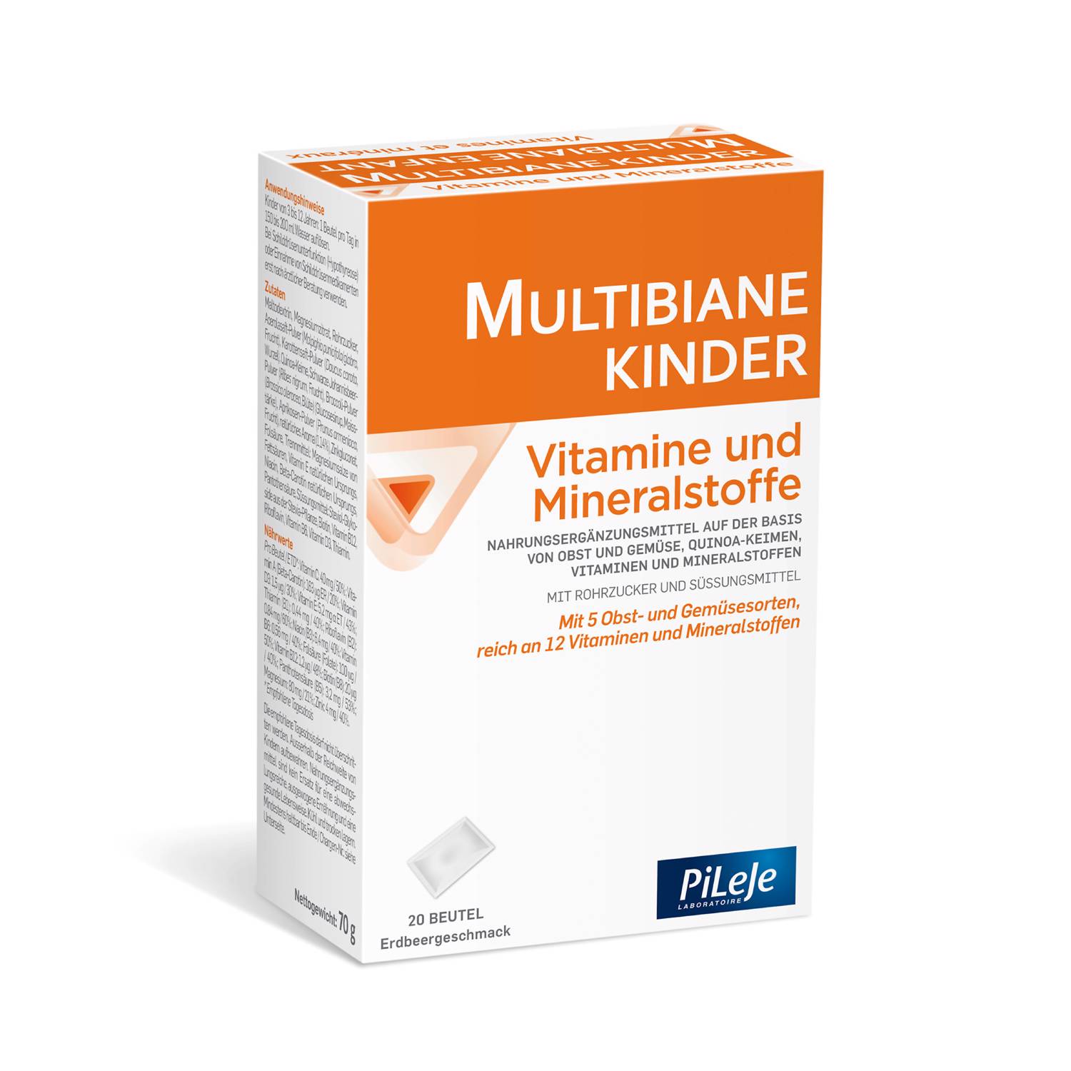 MULTIBIANE Enfants Vitamines Minérales Plv 20 pièces MULTIBIANE Enfants Vitamines Minérales Plv 20 pièces