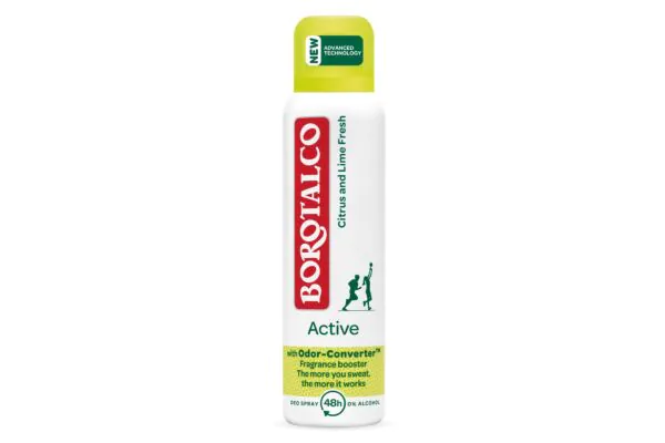 Borotalco Déodorant Actif Spray Agrumes et Citron Vert 150ml