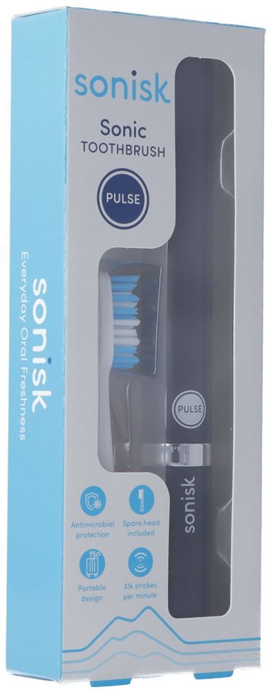 Brosse à dents sonique Sonisk black Brosse à dents sonique Sonisk black