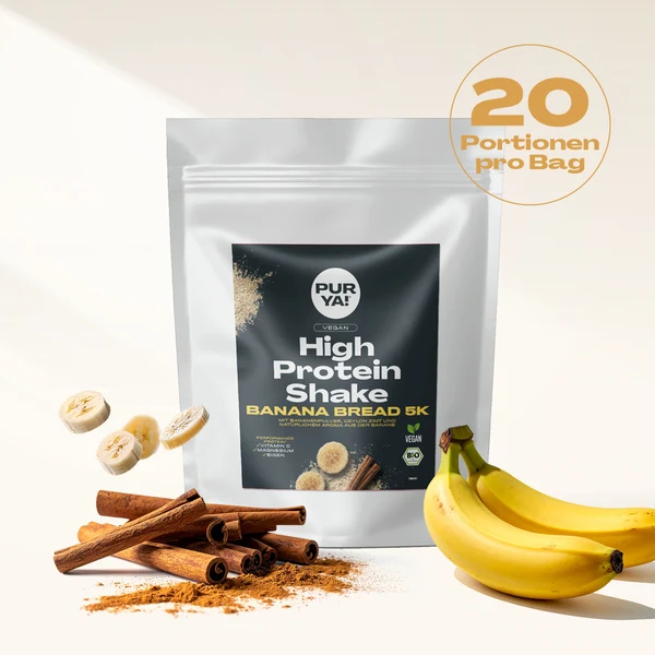 Purya ! Boisson protéinée végane « Banana Bread » bio 500 g