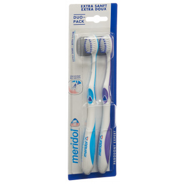 meridol PARODONT EXPERT Brosse à dents Extra-Douce Duo