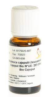 Huile essentielle de cajeput Aromasan 15ml Huile essentielle de cajeput Aromasan 15ml