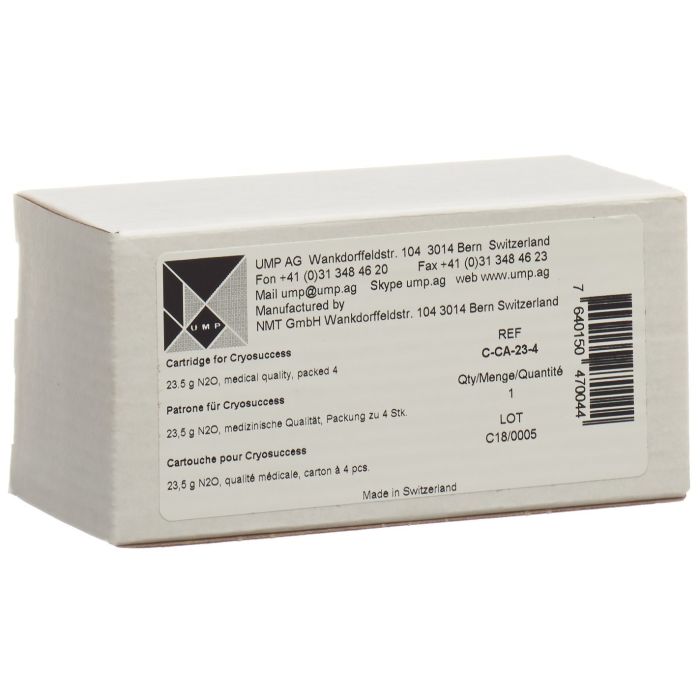 CRYOSUCCESS Cartouche N2O 4 pièces