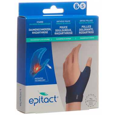 Bandage de repos rigide pour le pouce Epitact S gauche
