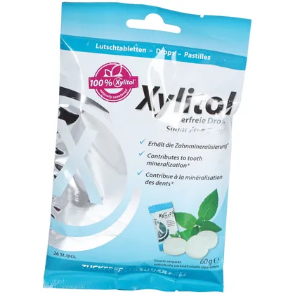 Miradent Xylitol Drops Menthe 60g Miradent Xylitol Drops Menthe 60g