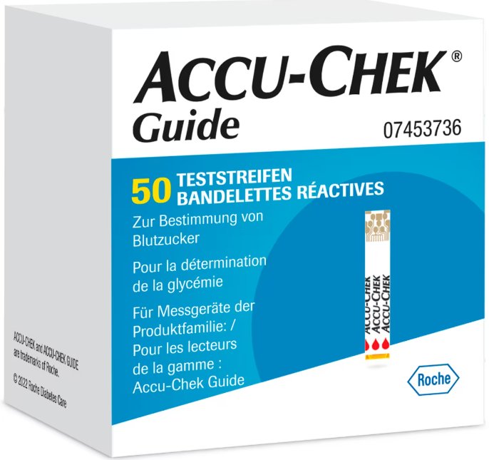 Accu-Chek Guide bandelettes de test 50 pièces