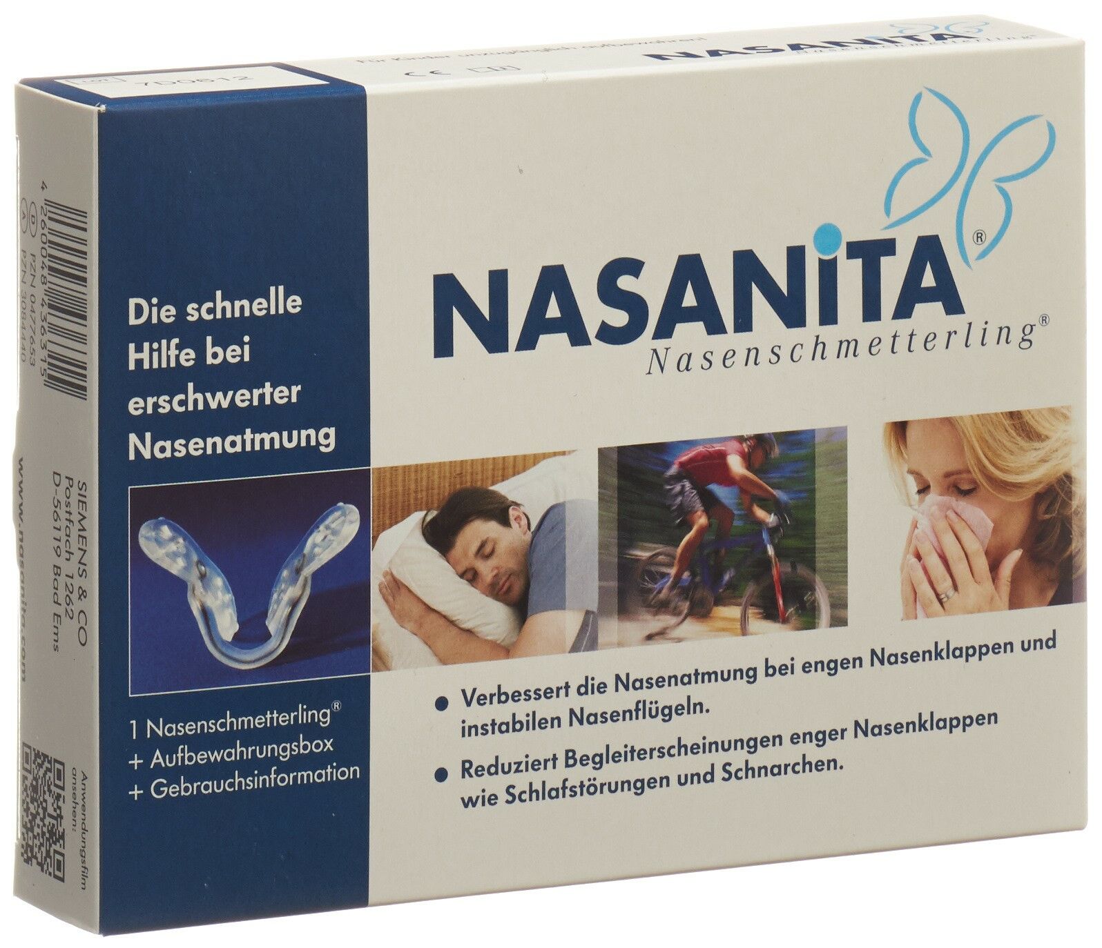 NASANITA Papillon de nez NASANITA Papillon de nez