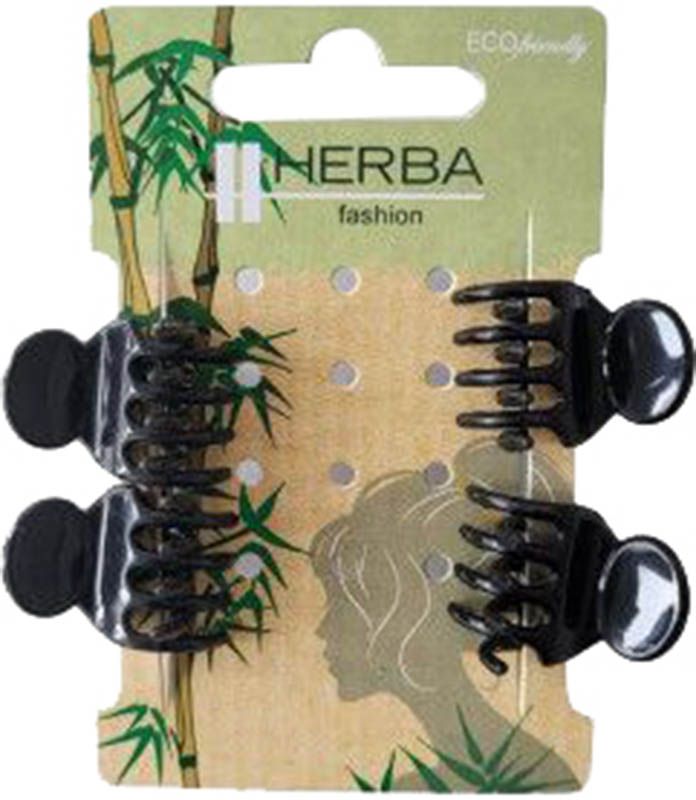 HERBA Ecofriendly Pinzettina 1.6cm noir 4 pièces