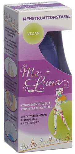 ME LUNA Coupe menstruelle Sport L Bleu Violet