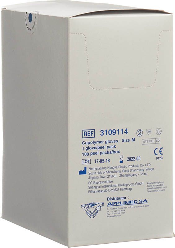 APPLIMED U Gants M copolymère stérile 100 pièces
