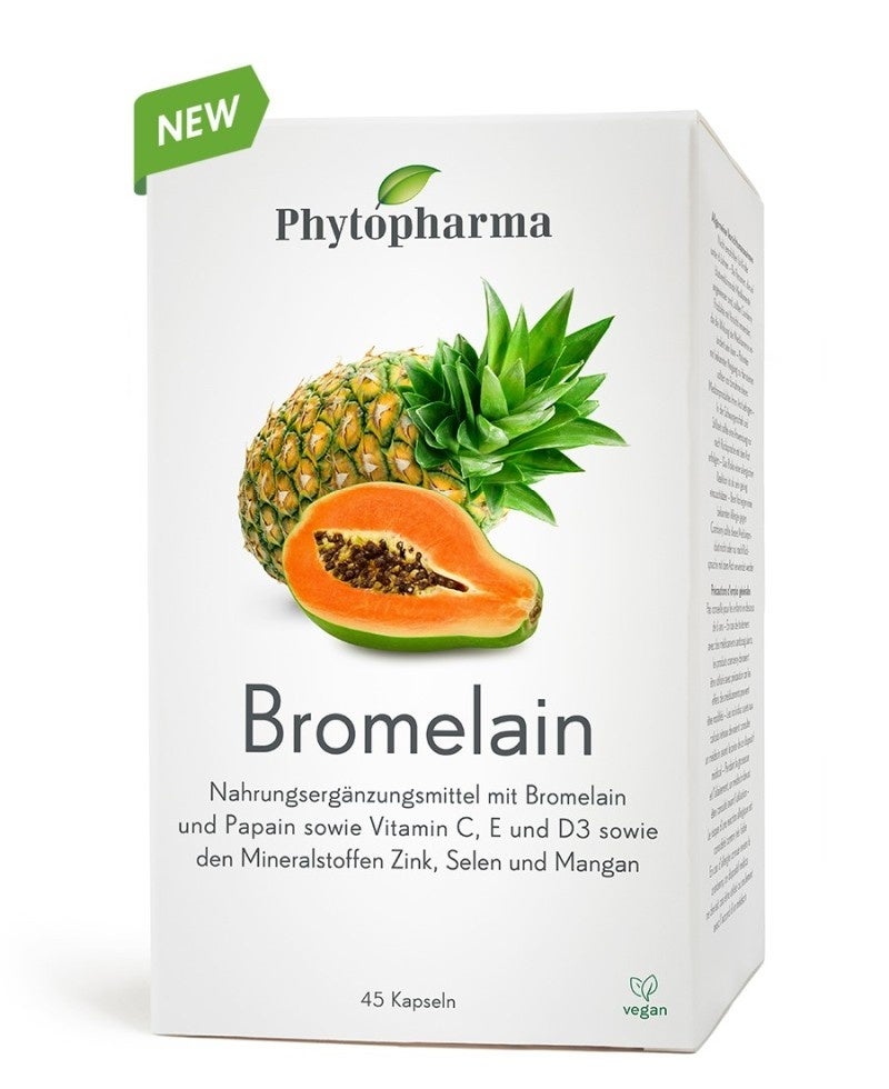 Gélules de bromélaïne Phytopharma 45 pièces