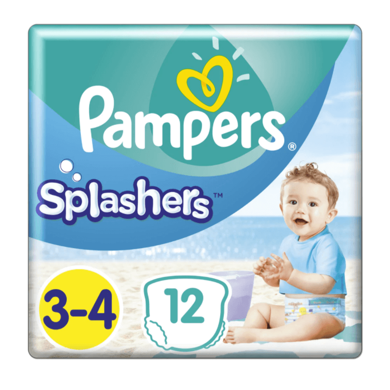 Pampers Splashers Gr3-4 paquet à porter 12 pièces